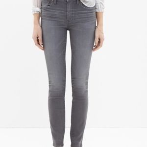 Grey Madewell raw edge jeans